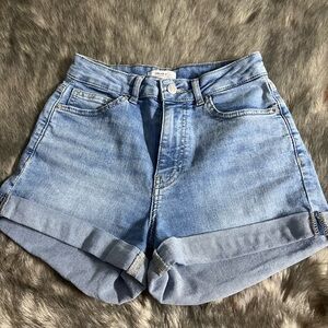 Forever 21 Light Blue Jean Shorts